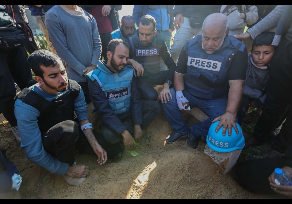 Crimes commis contre des journalistes palestiniens à Gaza