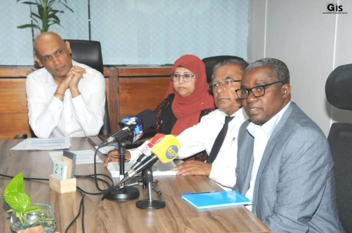 Multi-sector committee meeting at the Ministry of Health