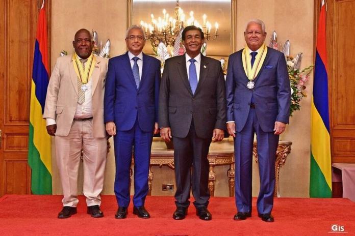 President Roopun Honours National Day Awardees