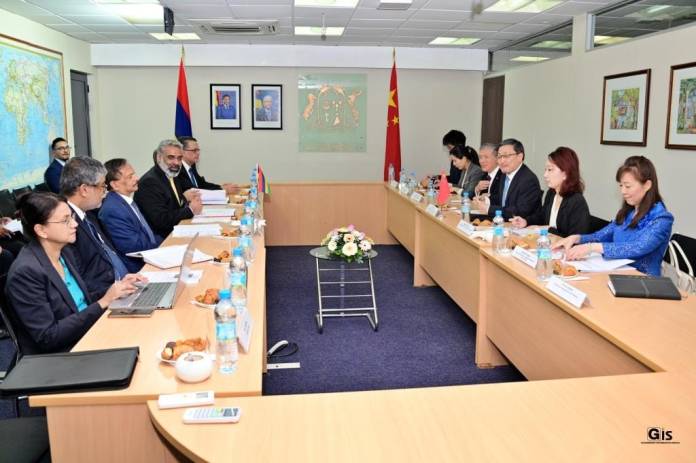 FOCAC Cooperation Discussed By Minister Gobin And Chinese Delegation