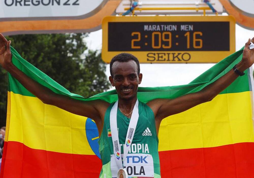 L'Ethiopienne Tola Remporte L'or Au Marathon