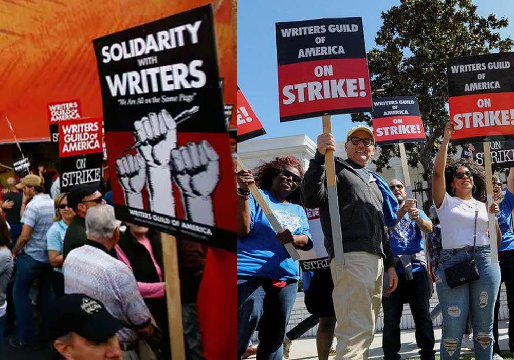 La Writers Guild Of America Se Met En Grève, Interrompant Les